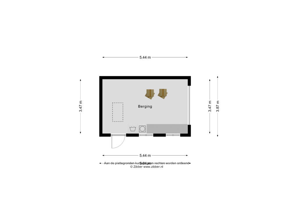 Bekijk plattegrond van Berging van Burgemeester van Gilshof 19