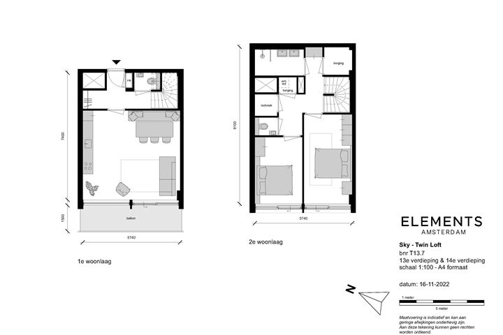 View photo 2 of Elements | Sky Twin loft (Bouwnr. T 13.7)