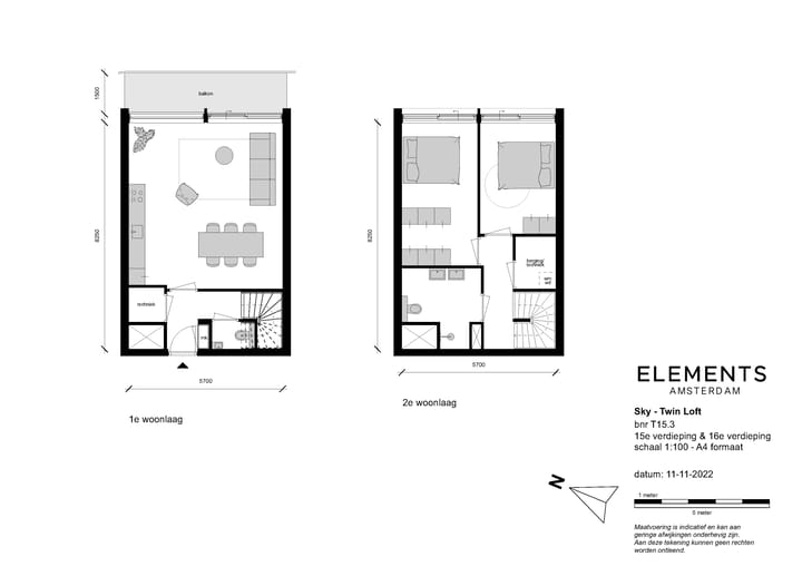 Foto 2 van Elements | Sky Twin loft (Bouwnr. T15.3)