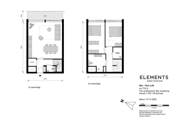 View photo 2 of Elements | Sky Twin loft (Bouwnr. T15.3)