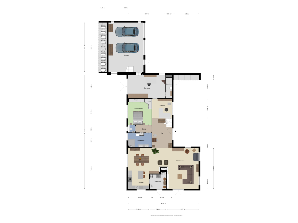 View floorplan of Begane grond of Rode Sluisweg 9-A