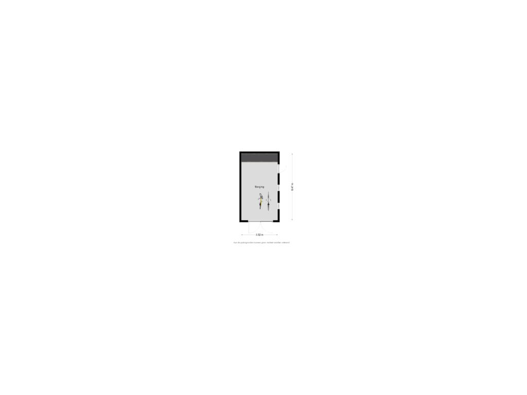 View floorplan of Berging of Rode Sluisweg 9-A