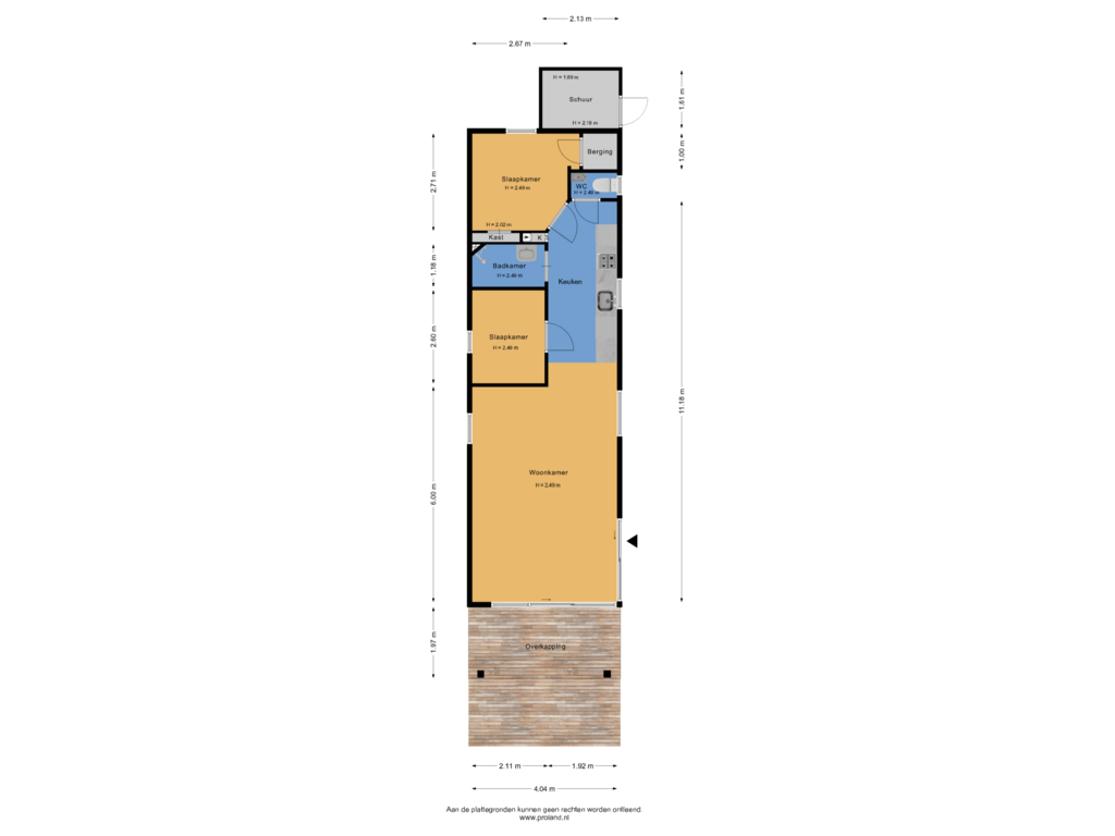 View floorplan of Begane Grond of De Punt 1