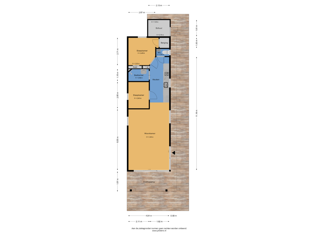 View floorplan of Perceeloverzicht of De Punt 1