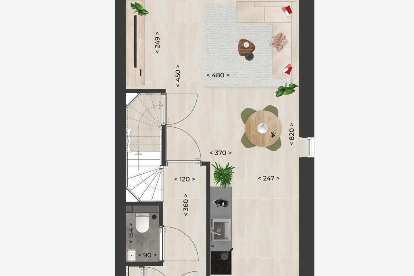Bekijk foto 4 van 1 | Roots | De Graaf | Tweekapper (Bouwnr. 1)