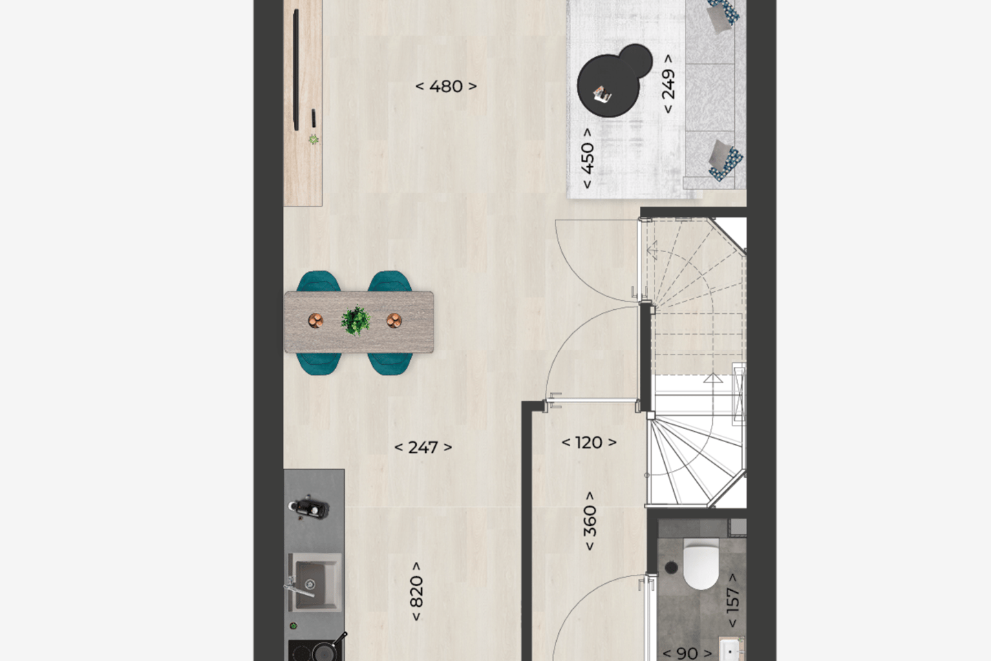 Bekijk foto 4 van 4 | Roots | De Hertog | Tussenwoning (Bouwnr. 4)