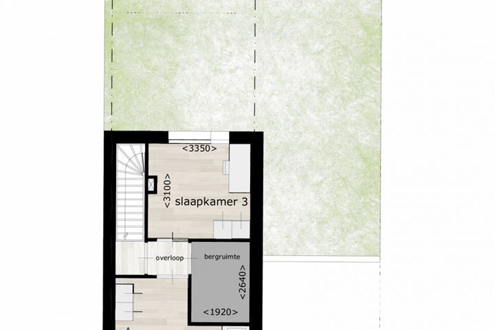 View photo 9 of Frisiusschans - type B, tussenwoning (Bouwnr. 71)