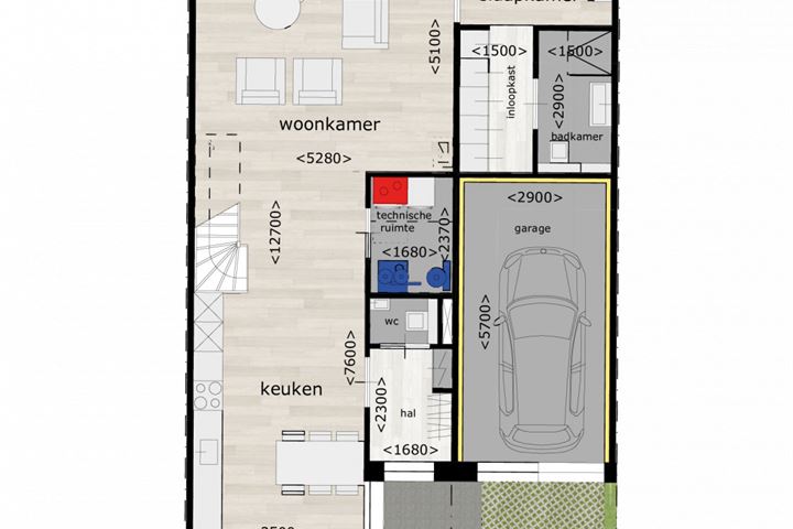 View photo 6 of Frisiusschans - type E, hoekwoning (Bouwnr. 78)