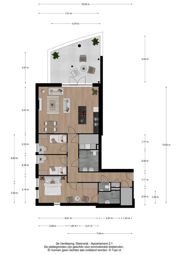 Photo 2 of Appartementen tweede verdieping 2.1 (Bouwnr. 9)