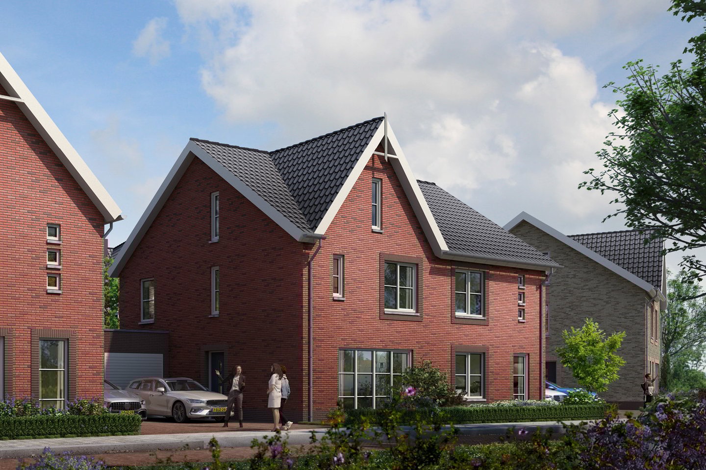 Bekijk foto 1 van Tweekapper topgevel (Bouwnr. 10)