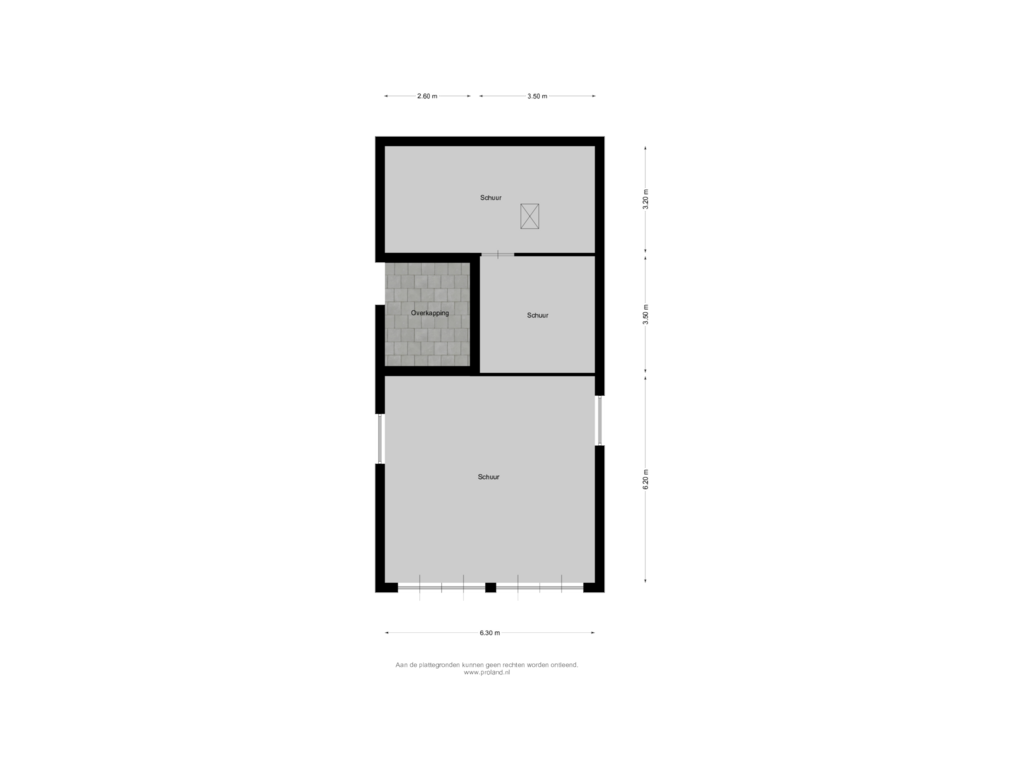 Bekijk plattegrond van Schuur van Westeinde 2