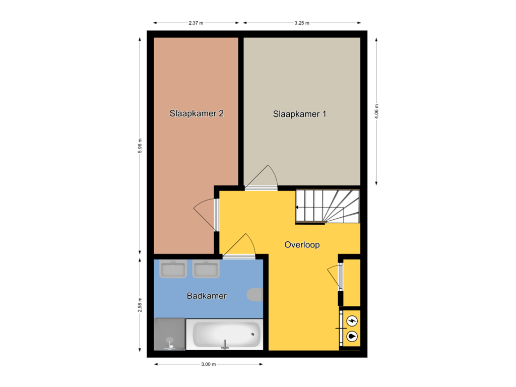 View floorplan of Souterrain of Heereweg 355-2