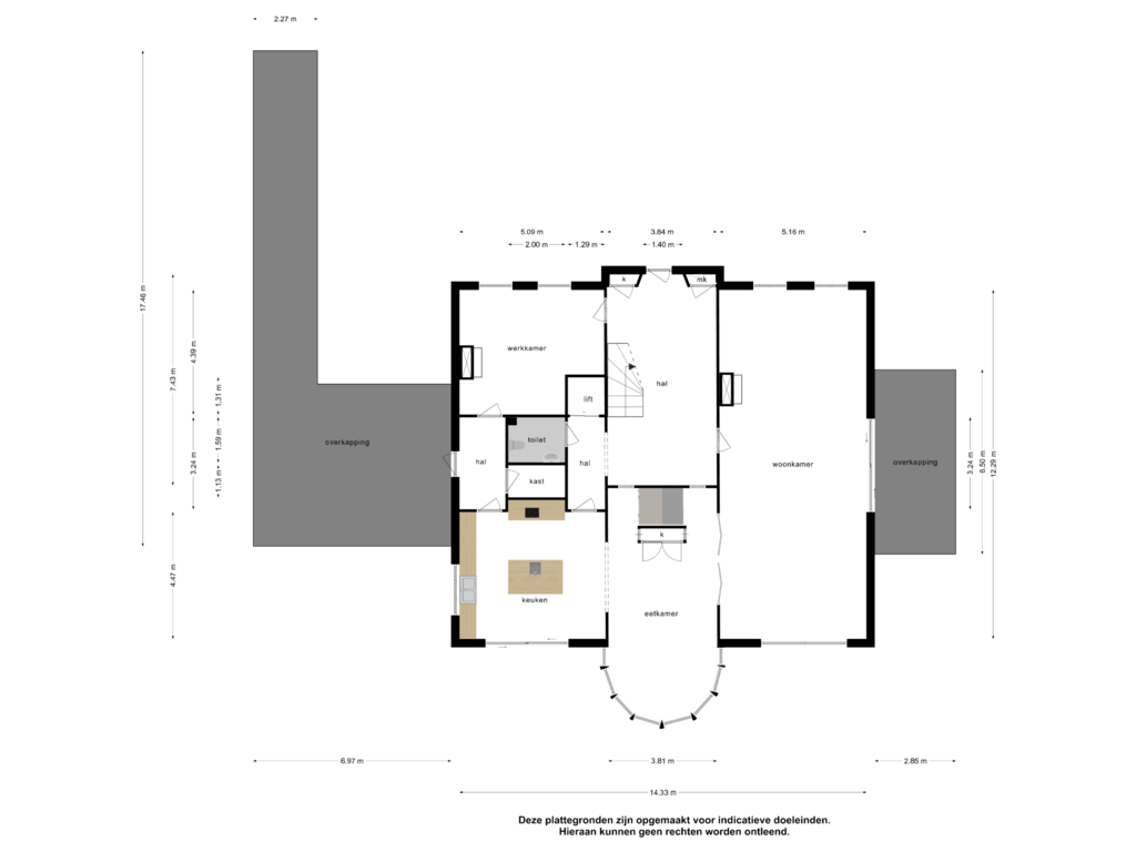 Bekijk plattegrond van Begane grond van Spechtlaan 6