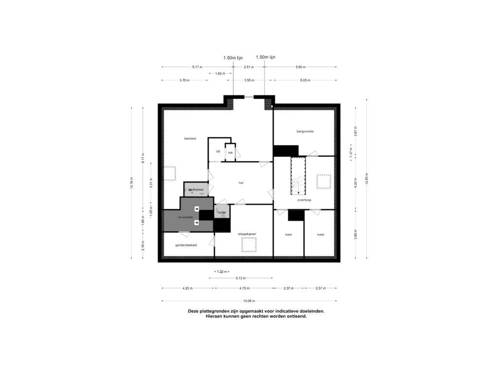 Bekijk plattegrond van 2e verdieping van Spechtlaan 6