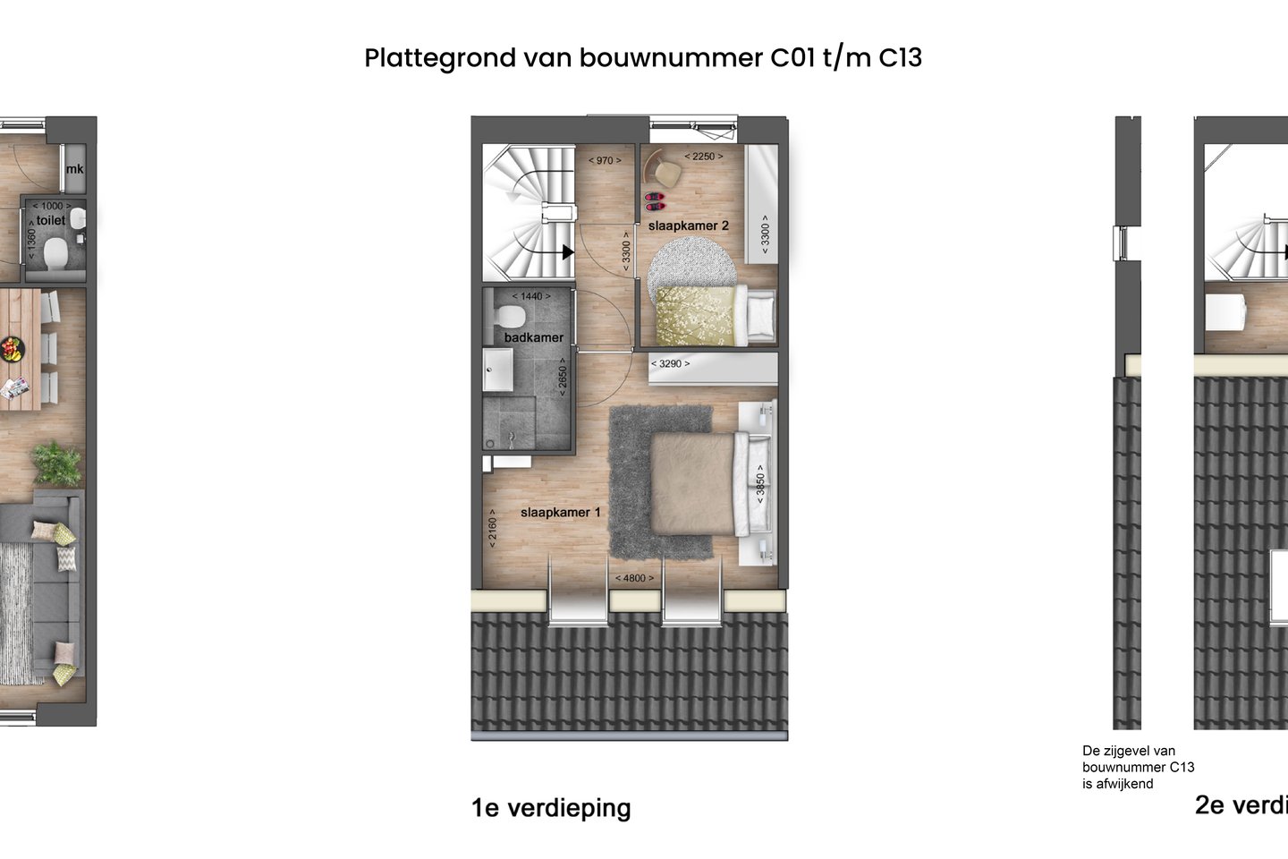 Bekijk foto 3 van Type C: Tussenwoning (Bouwnr. 3)