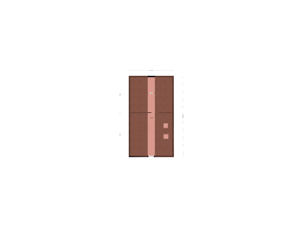 Bekijk plattegrond van Zolder van Rijksstraatweg 49