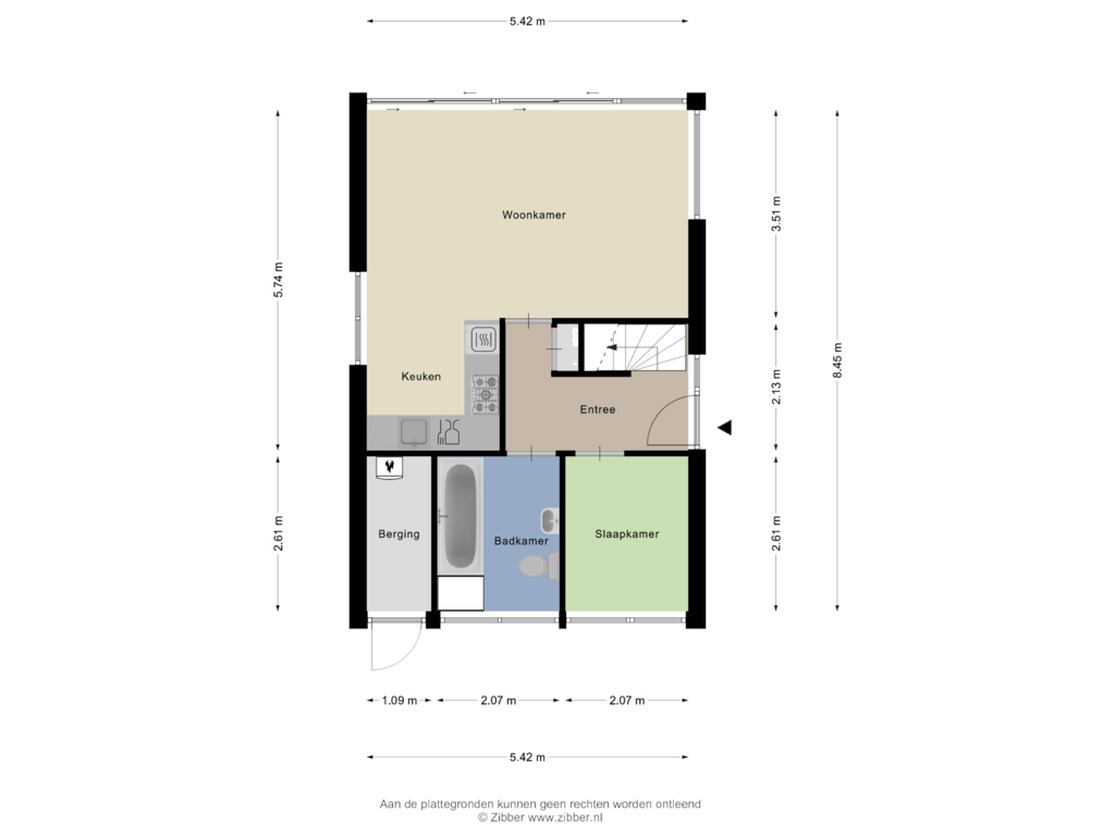 Bekijk plattegrond van Begane grond van Paviljoenweg 2-H18