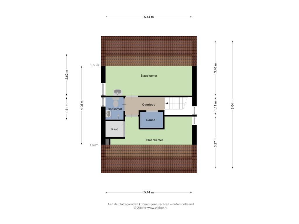 Bekijk plattegrond van Eerste verdieping van Paviljoenweg 2-H18