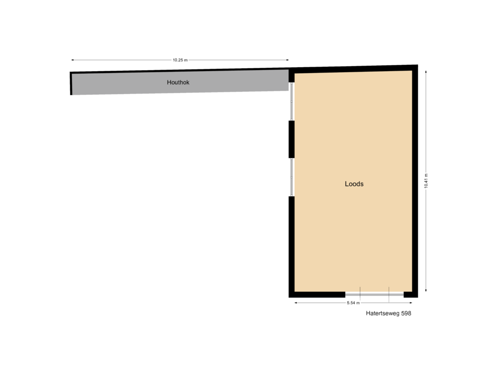 Bekijk plattegrond van Floor 5 van Hatertseweg 598