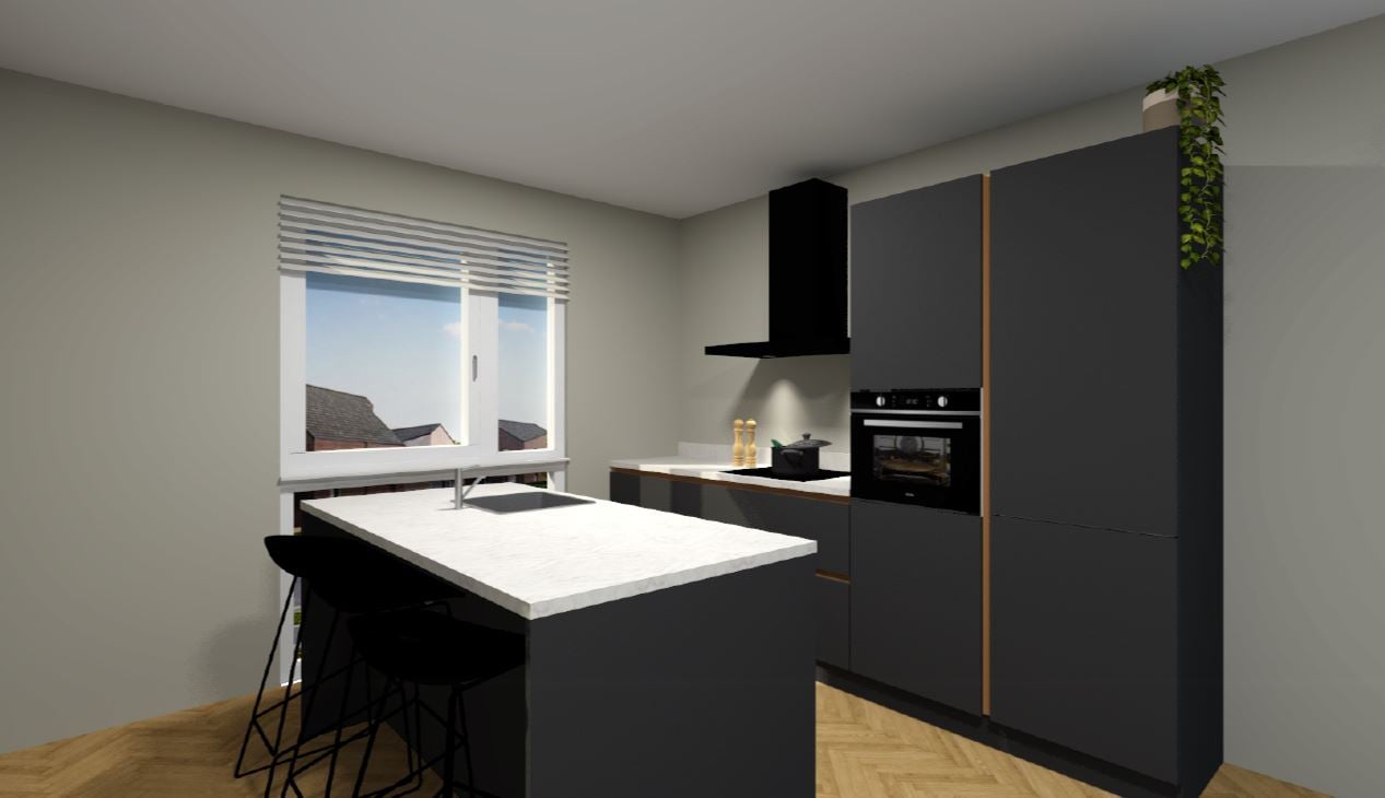 Bekijk foto 5 van 2-onder-1-kapwoningen (Bouwnr. 33)