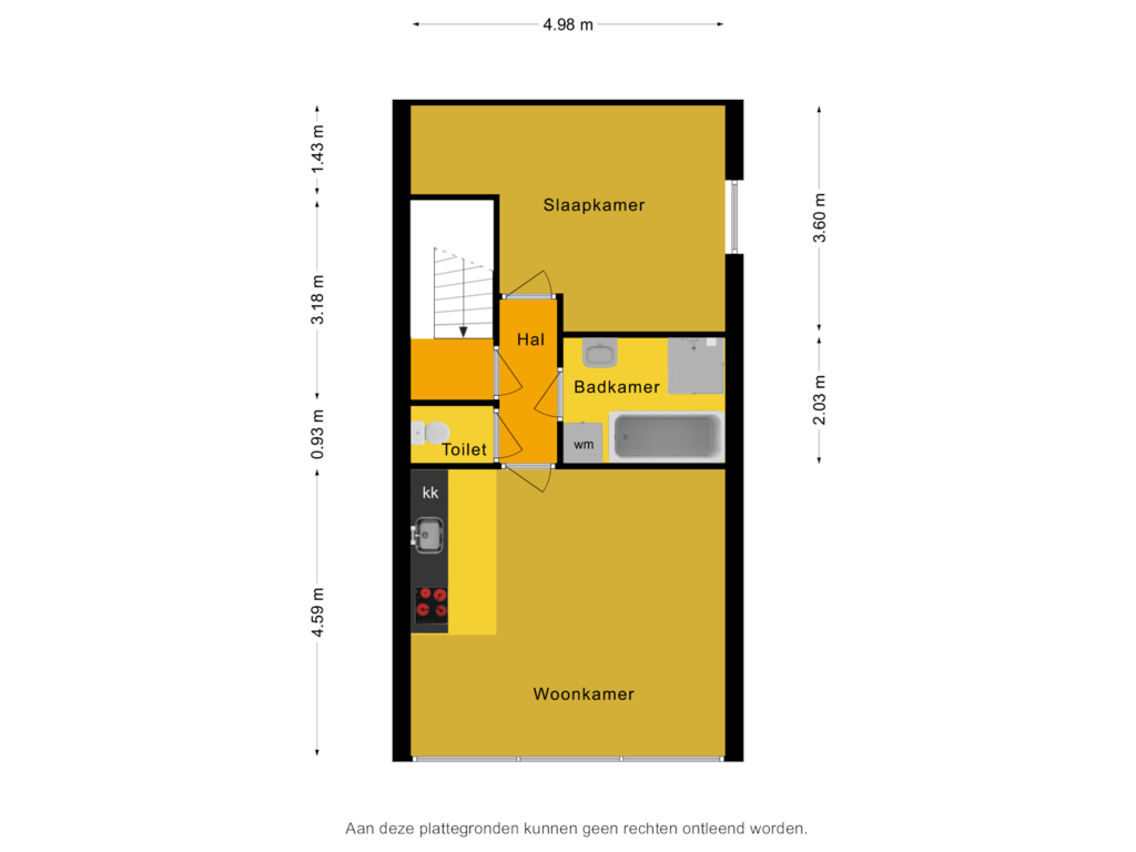 View floorplan of Appartement of Cassandraplein 5-15