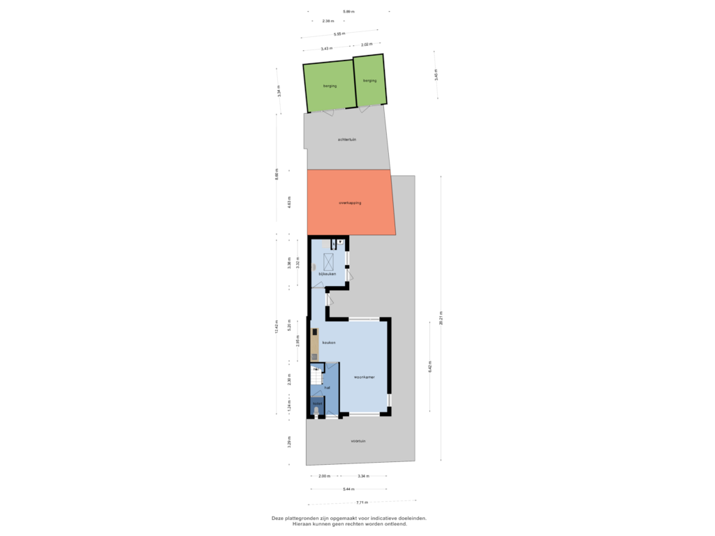 View floorplan of Begane grond of Nieuwe Schans 3-A