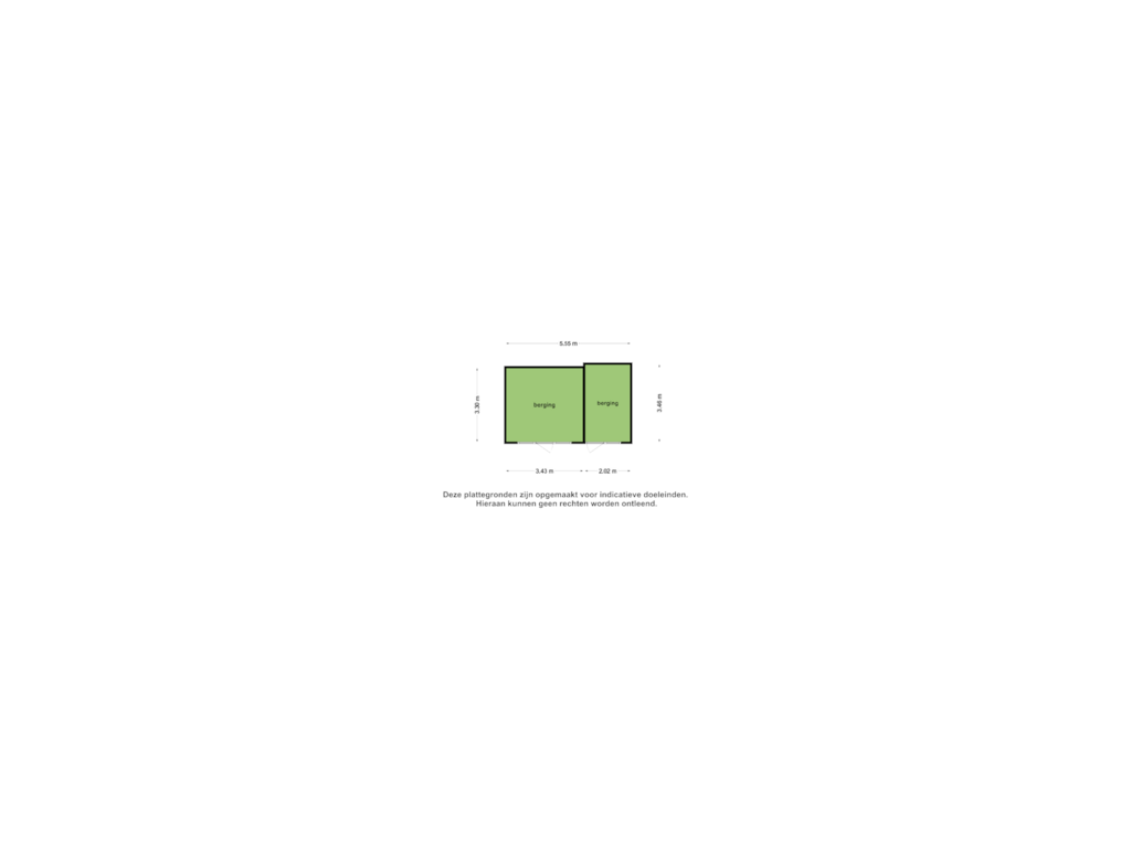 View floorplan of Berging of Nieuwe Schans 3-A