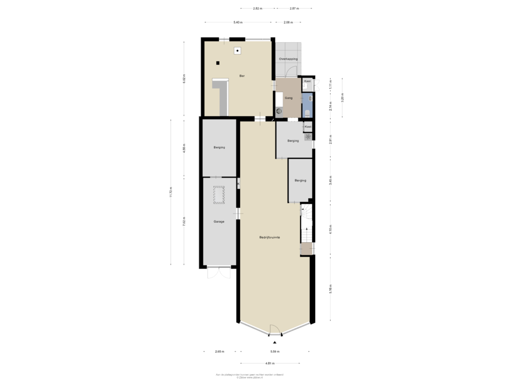 Bekijk plattegrond van Begane grond van de Joncheerelaan 27