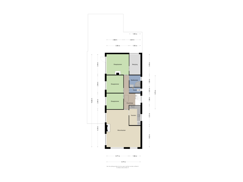 Bekijk plattegrond van Eerste verdieping van de Joncheerelaan 27