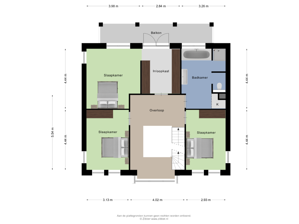 Bekijk plattegrond van EERSTE VERDIEPING van Brandestraat 3