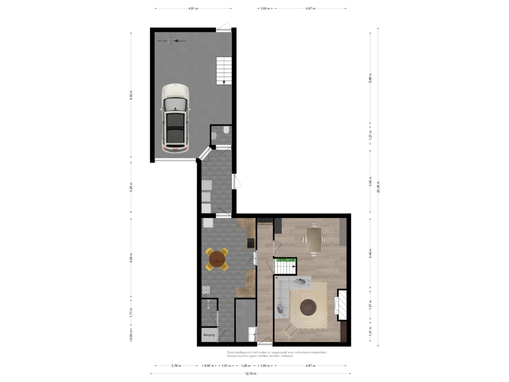 View floorplan of First floor of Zuidzandseweg 18