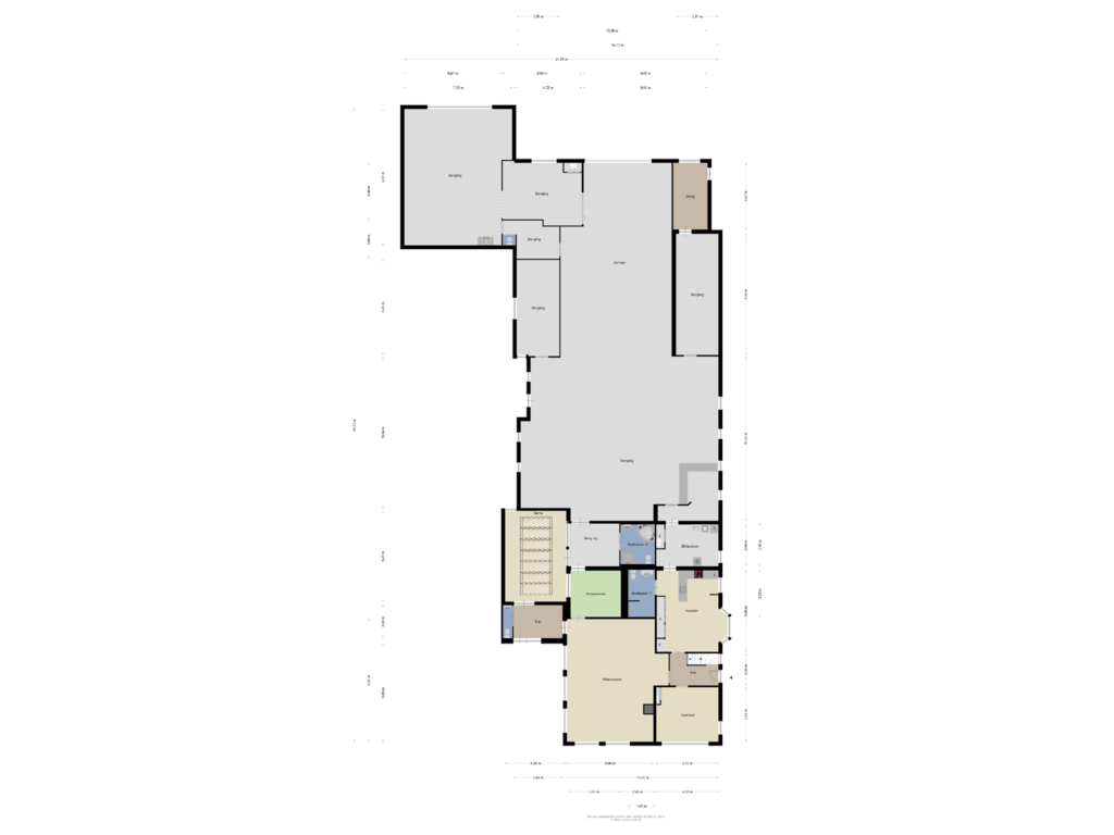 Bekijk plattegrond van Begane grond van Hollandiastraat 50