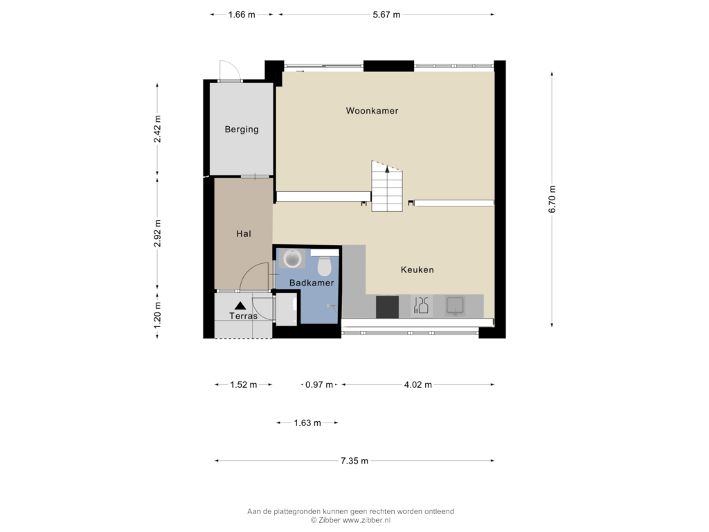 Bekijk plattegrond van Begane grond van Rekerlanden 24