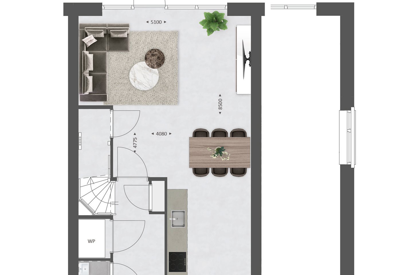 Bekijk foto 2 van De Heerdgang | C2 | 59 | Tussenwoning (Bouwnr. 59)