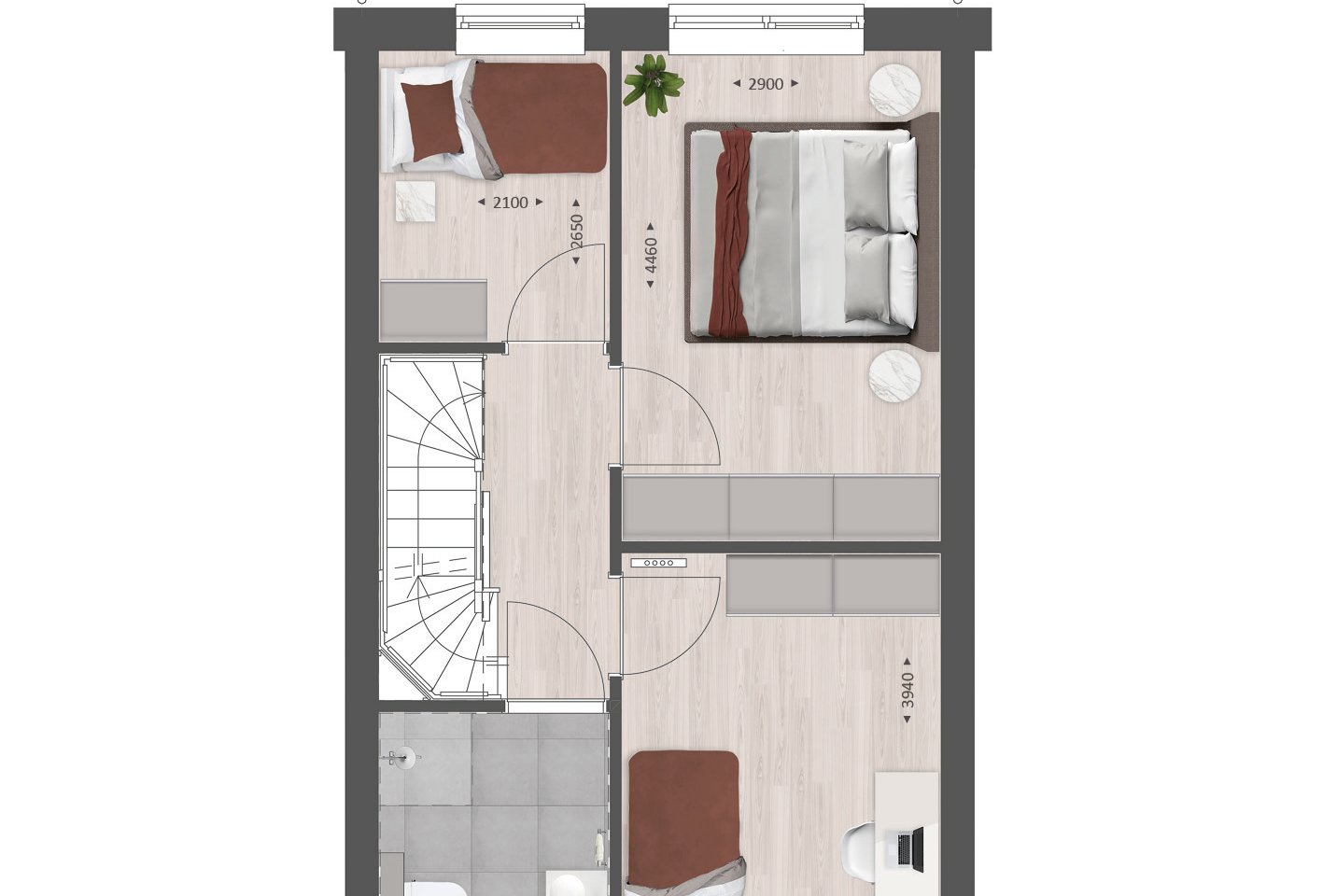Bekijk foto 4 van De Heerdgang | C2 | 59 | Tussenwoning (Bouwnr. 59)