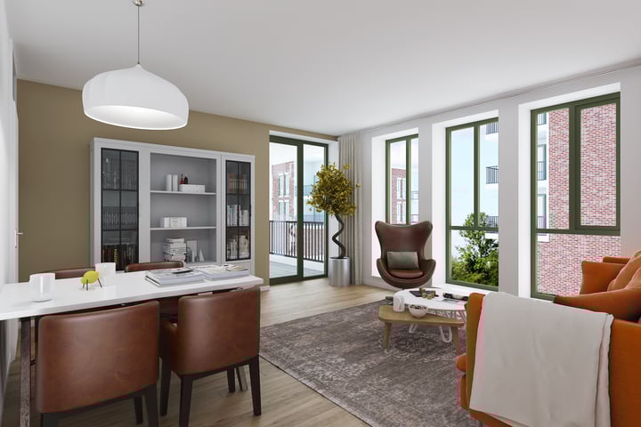 KVL-terrein - Tweekamerappartement