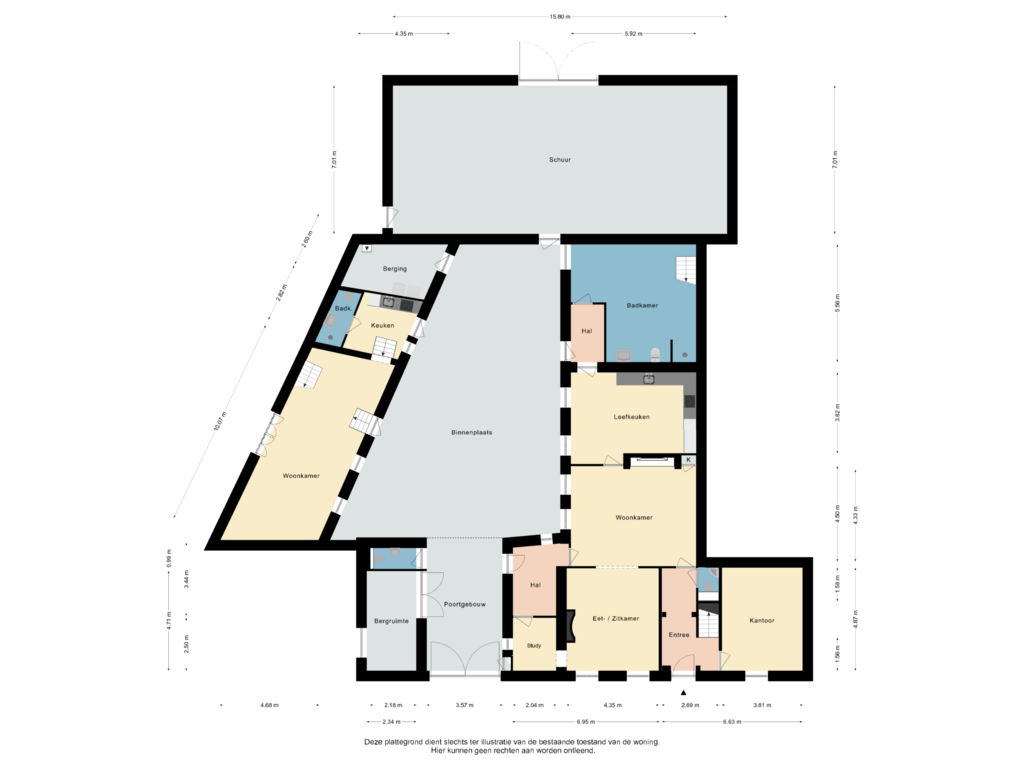 Bekijk plattegrond van Begane Grond van Grensstraat 127