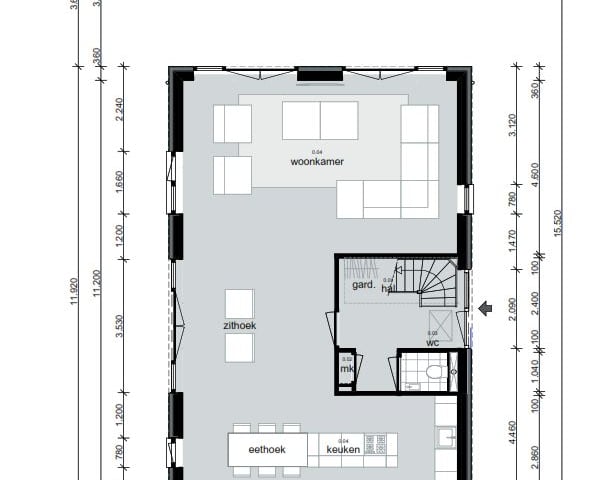 Bekijk foto 5 van Hofwoning kavel (Bouwnr. 7)