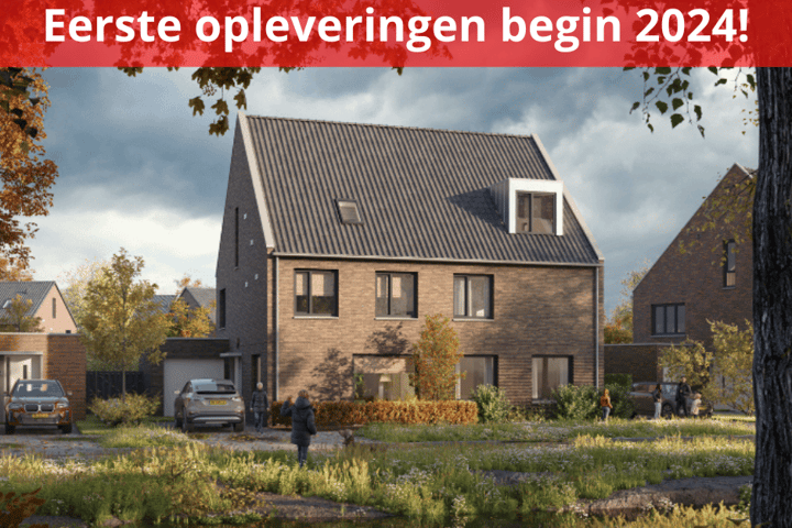 Twee-onder-een-kapwoning PUUR (Bouwnr. 8)