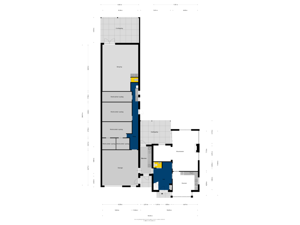 Bekijk plattegrond van Begane grond totaal van Weldaad 11