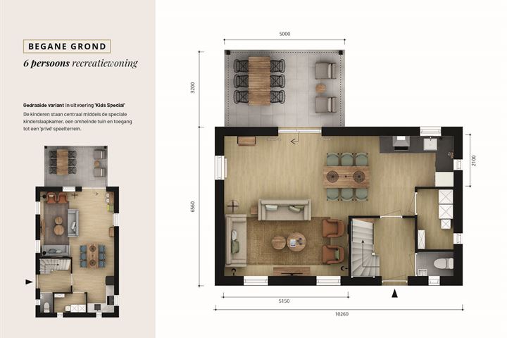 View photo 9 of 6 Persoons recreatiewoningen (Bouwnr. 197)