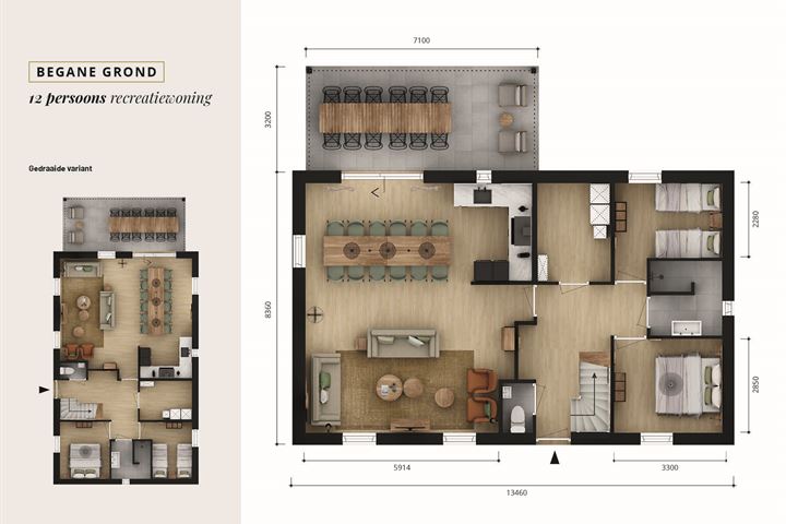 Bekijk foto 9 van 12 Persoons recreatiewoningen (Bouwnr. 179)