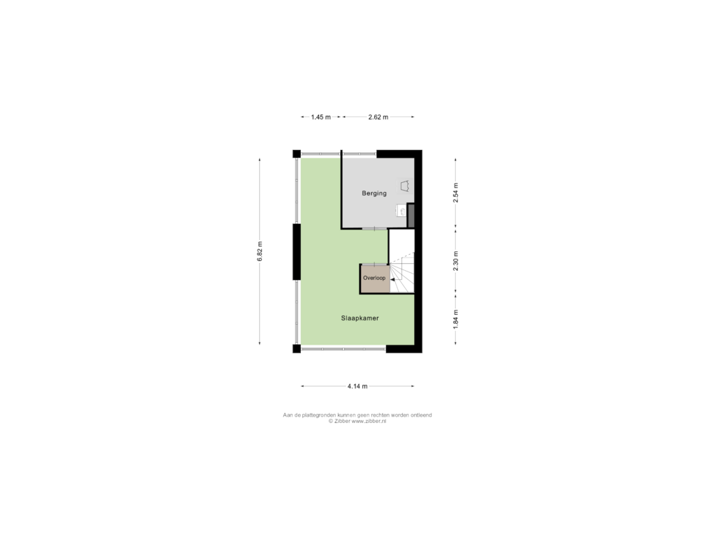 View floorplan of Derde Verdieping of Hoge Riem 11