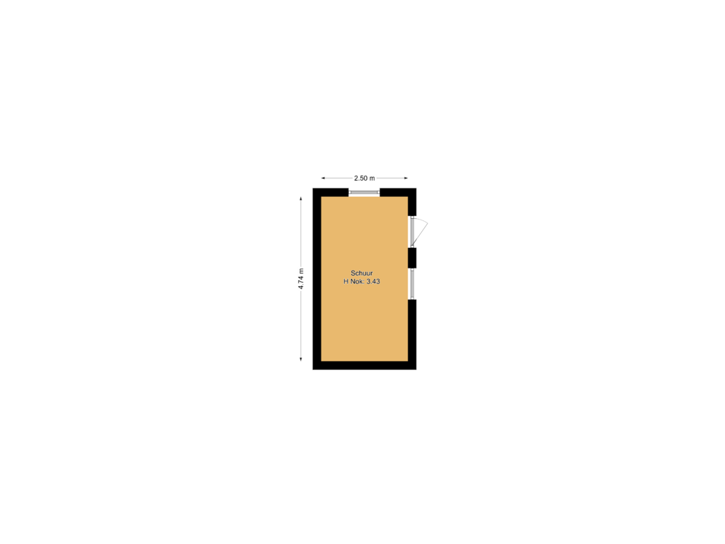 Bekijk plattegrond van Schuur van Oud-Loosdrechtsedijk 61