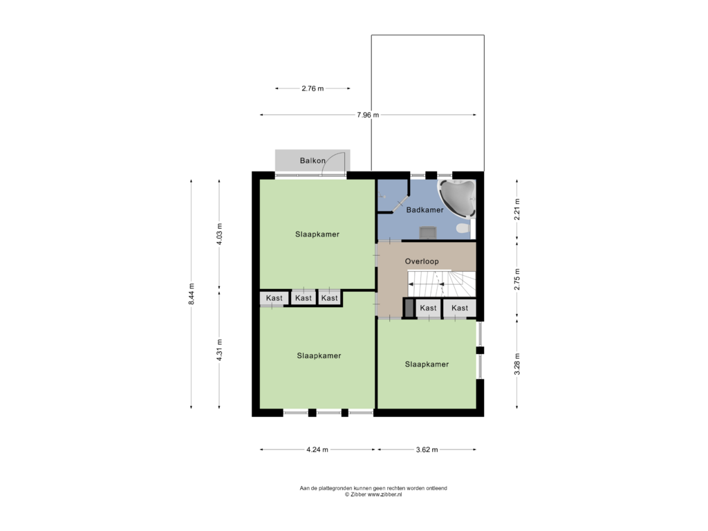 Bekijk plattegrond van Eerste verdieping van Zeedijk 39