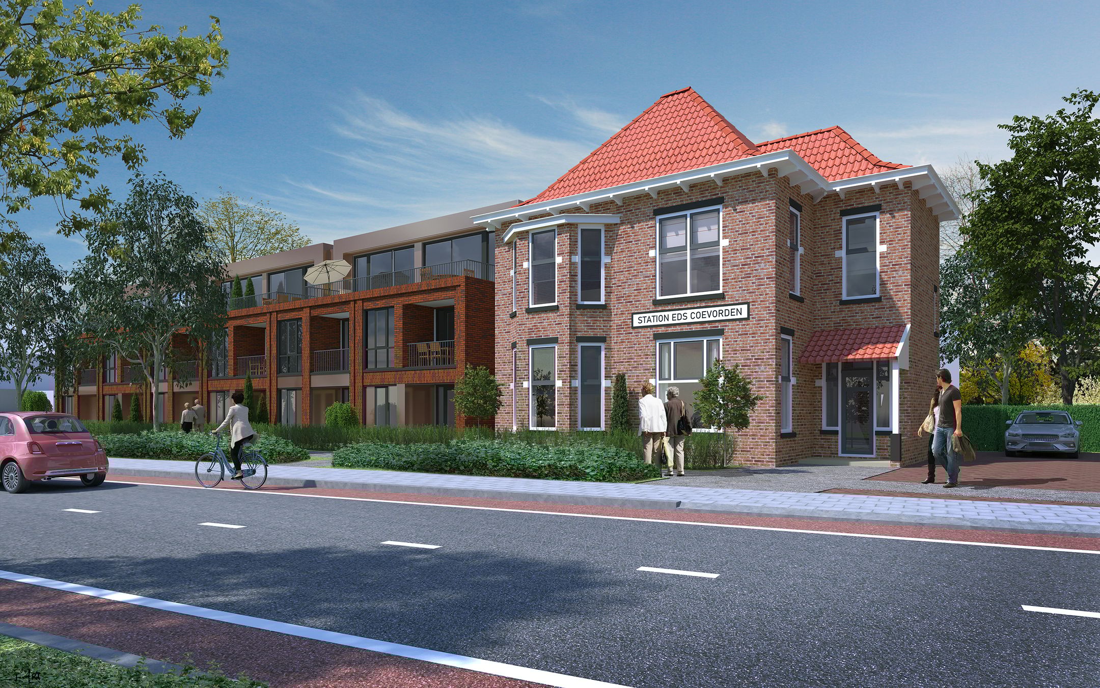 Appartementen begane grond 0.1 0.3 0.5 (Bouwnr. 0.3), Coevorden, 7741EK, Drenthe, Nederland