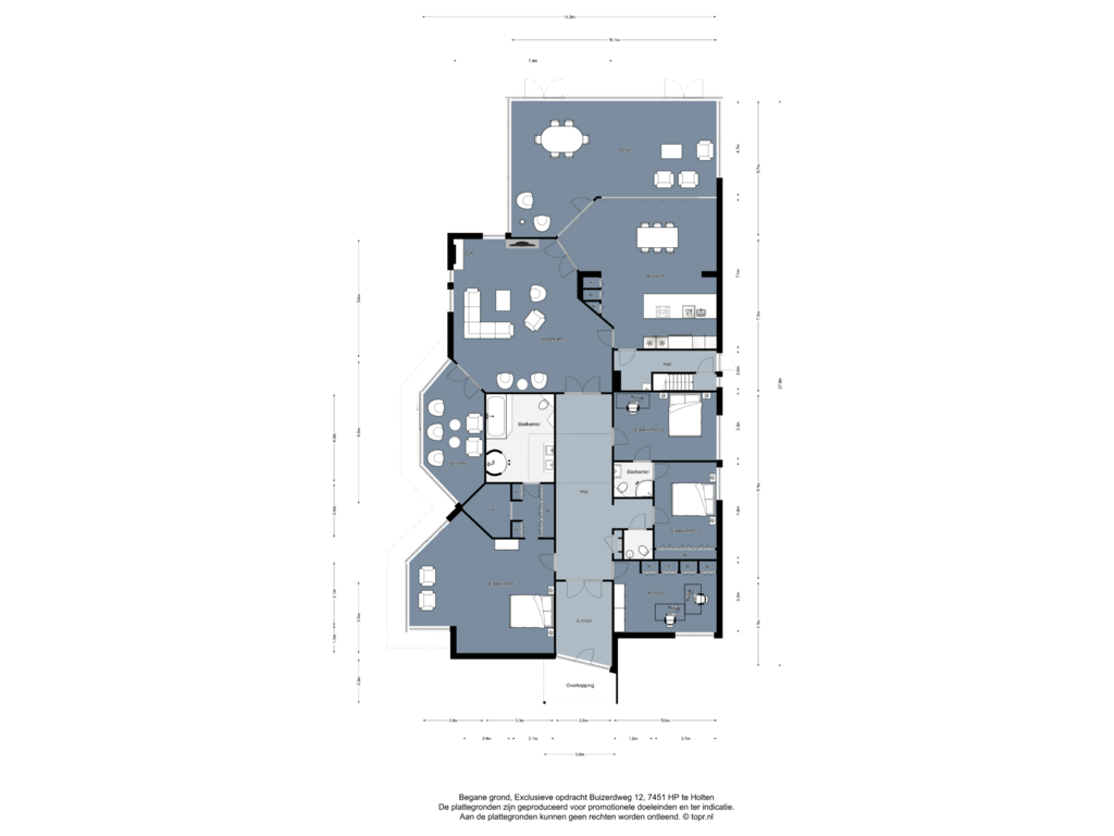 Bekijk plattegrond van Begane grond van Buizerdweg 12