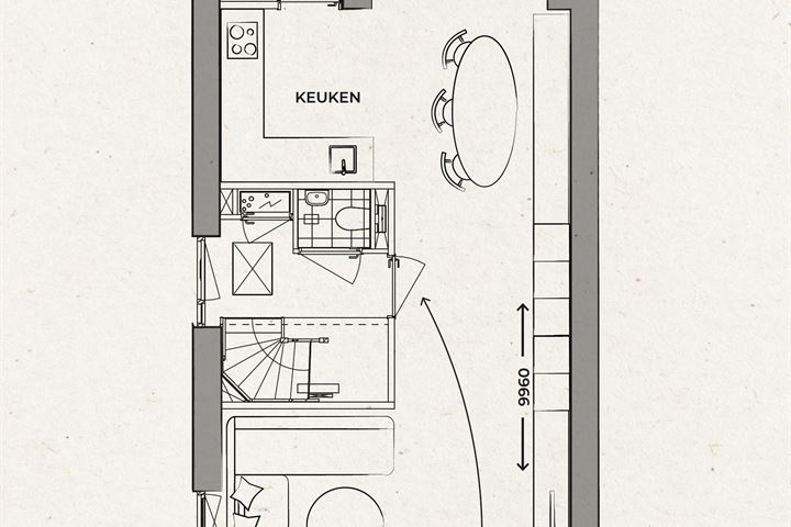 Bekijk foto 5 van 2/1 kapwoning (Bouwnr. 2)