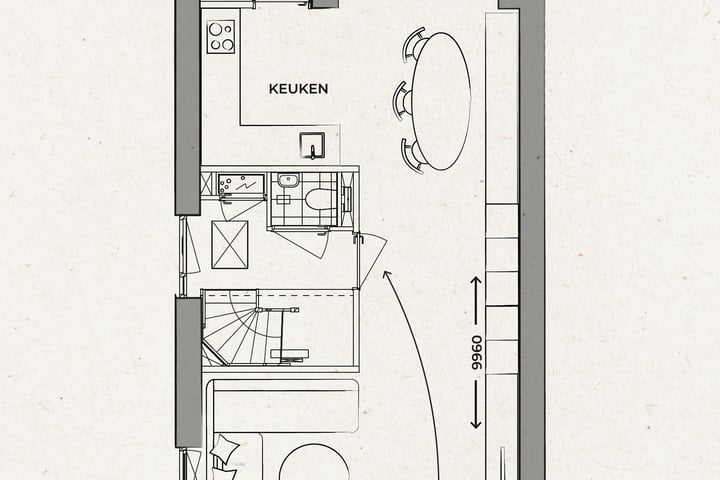 Bekijk foto 5 van 2/1 kapwoning (Bouwnr. 4)