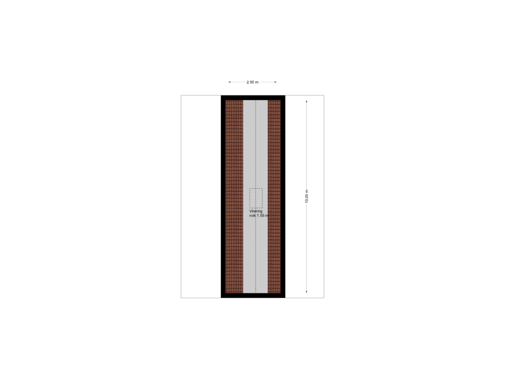 View floorplan of vliering of Bramenberg 25